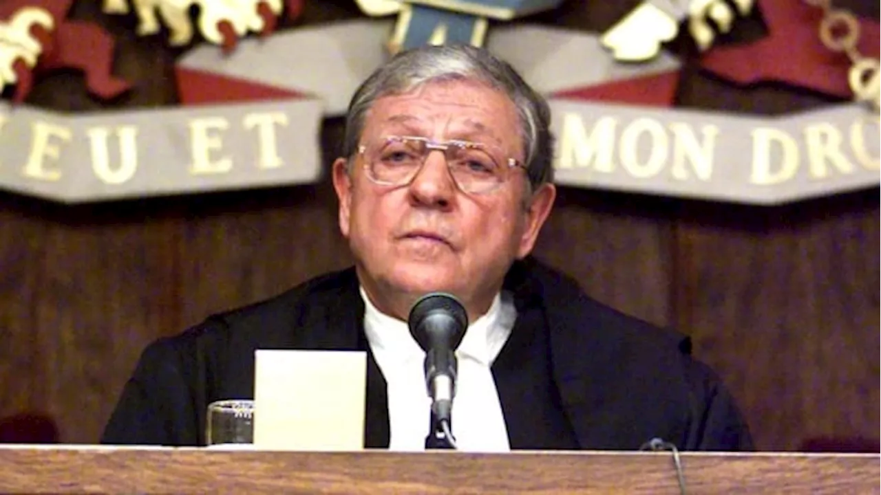 Former Ontario attorney general Roy McMurtry dead at 91