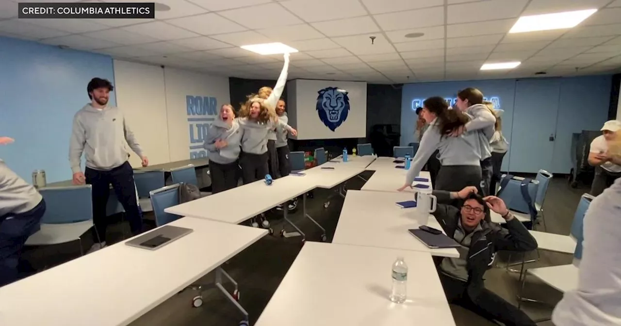 Columbia celebrates 1st NCAA Tournament appearance after surprise at-large bid