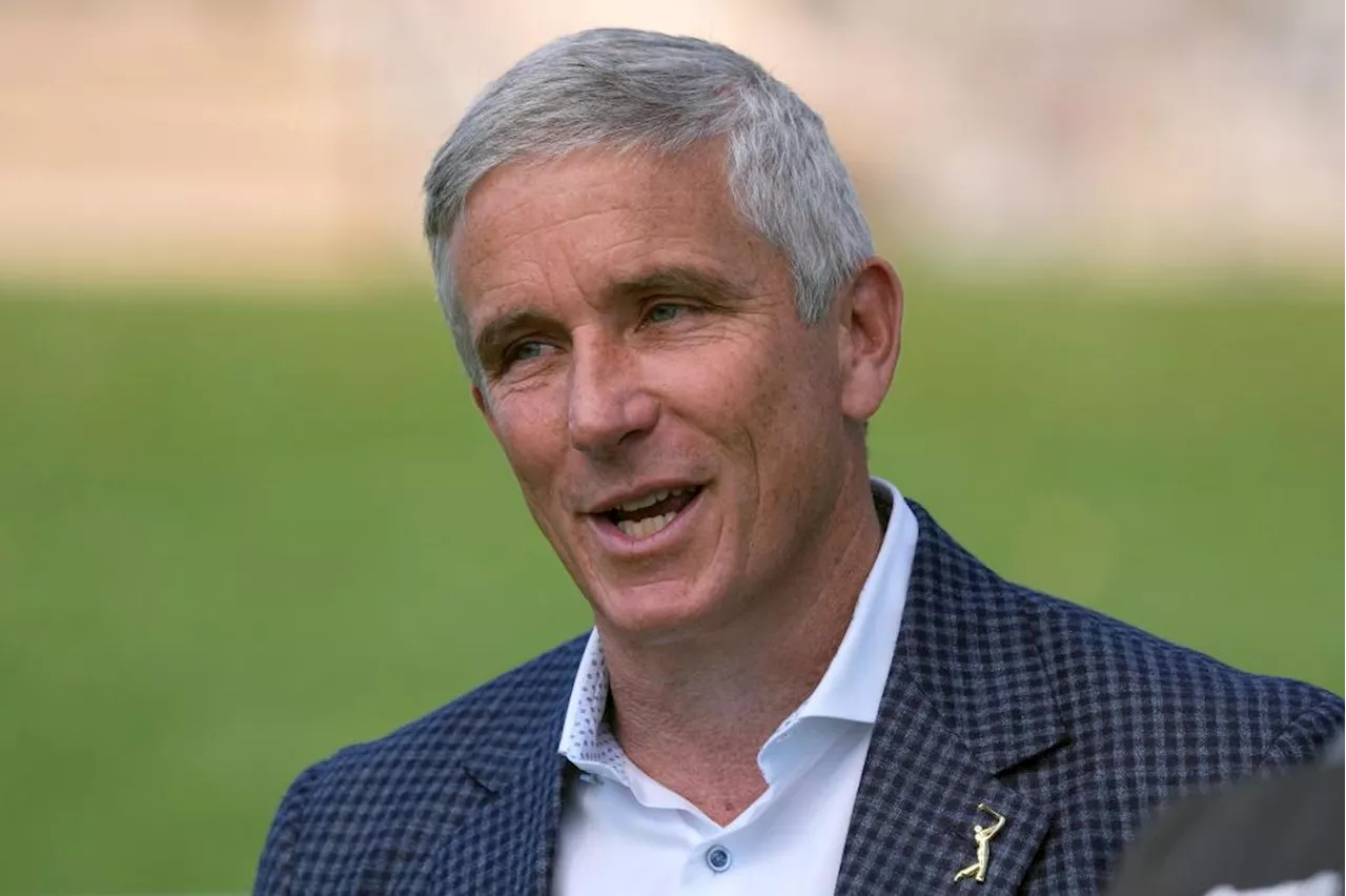 PGA Tour’s Jay Monahan describes ‘constructive’ meeting with Saudi leader of LIV Golf