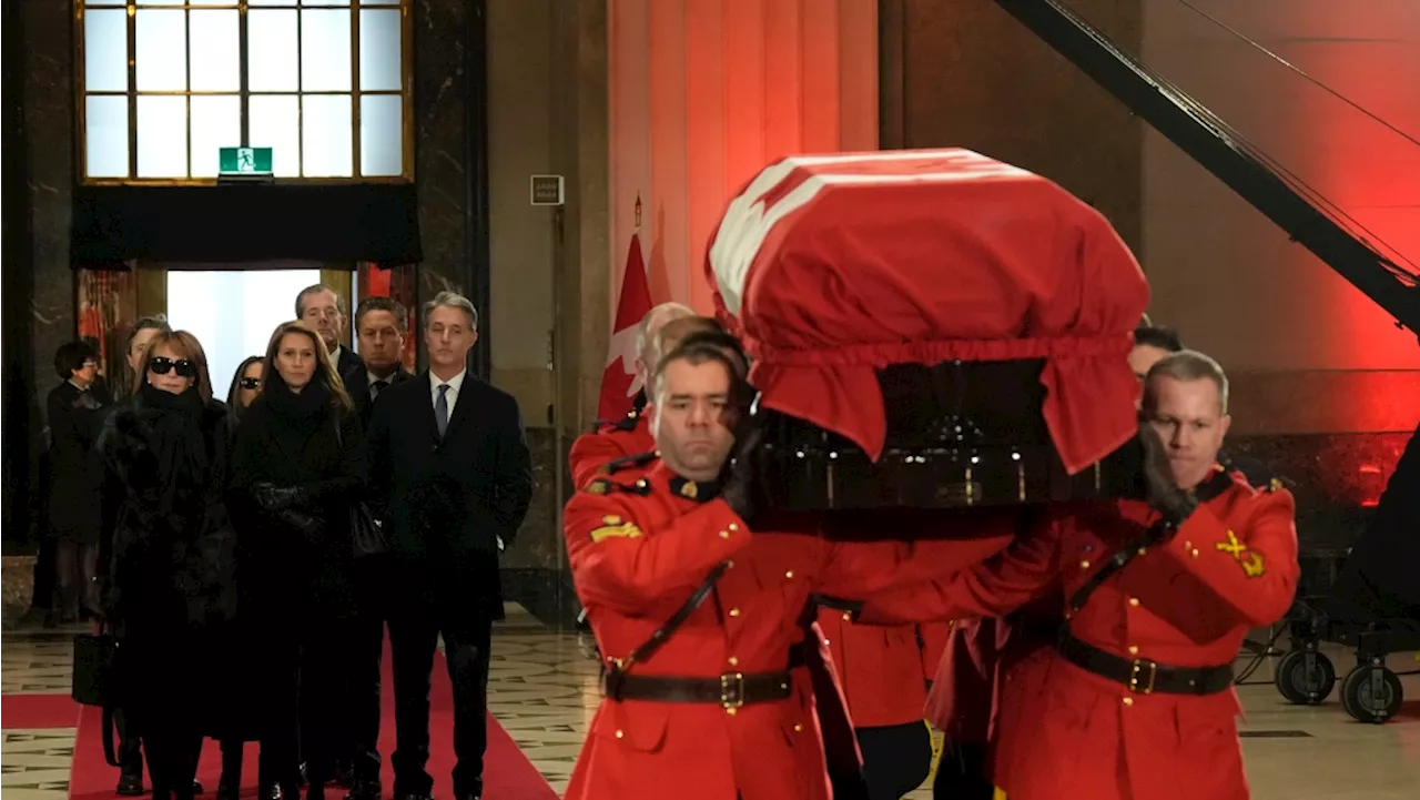 Former prime minister Mulroney lying in state as dignitaries, VIPs pay tribute