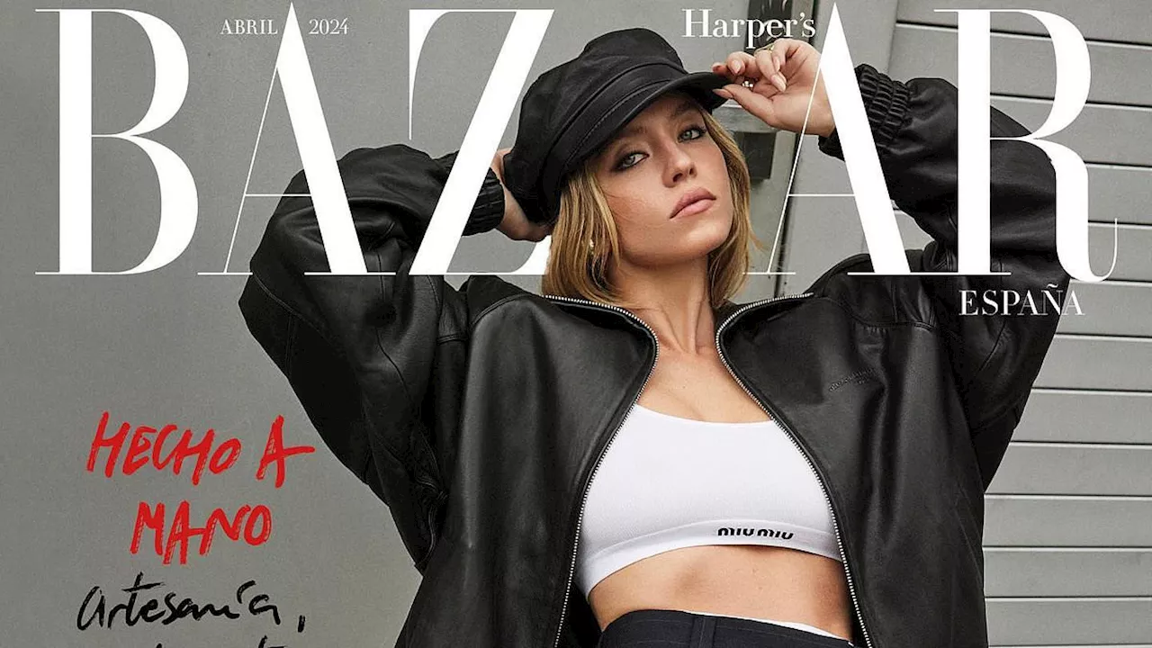 Sydney Sweeney showcases her legs and abs in stunning Harper's Bazaar España covers