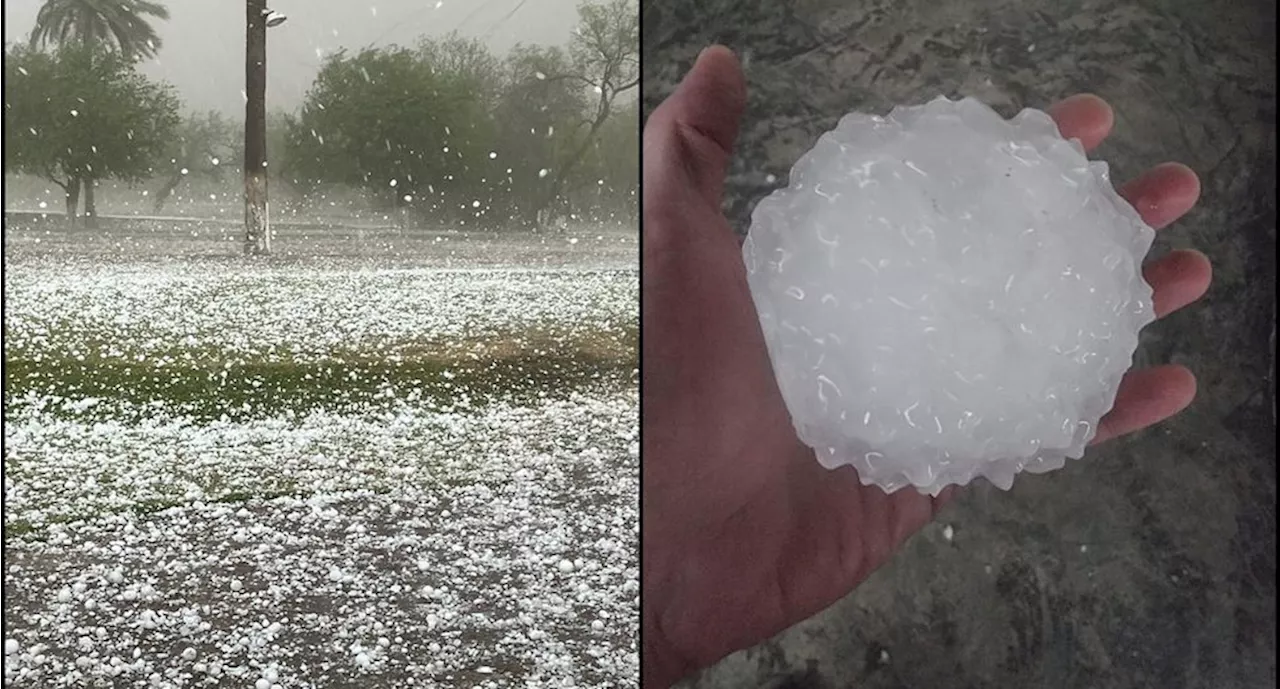 Niña sufre fractura de cráneo a causa de caída de granizo en Coahuila; familiares piden apoyo