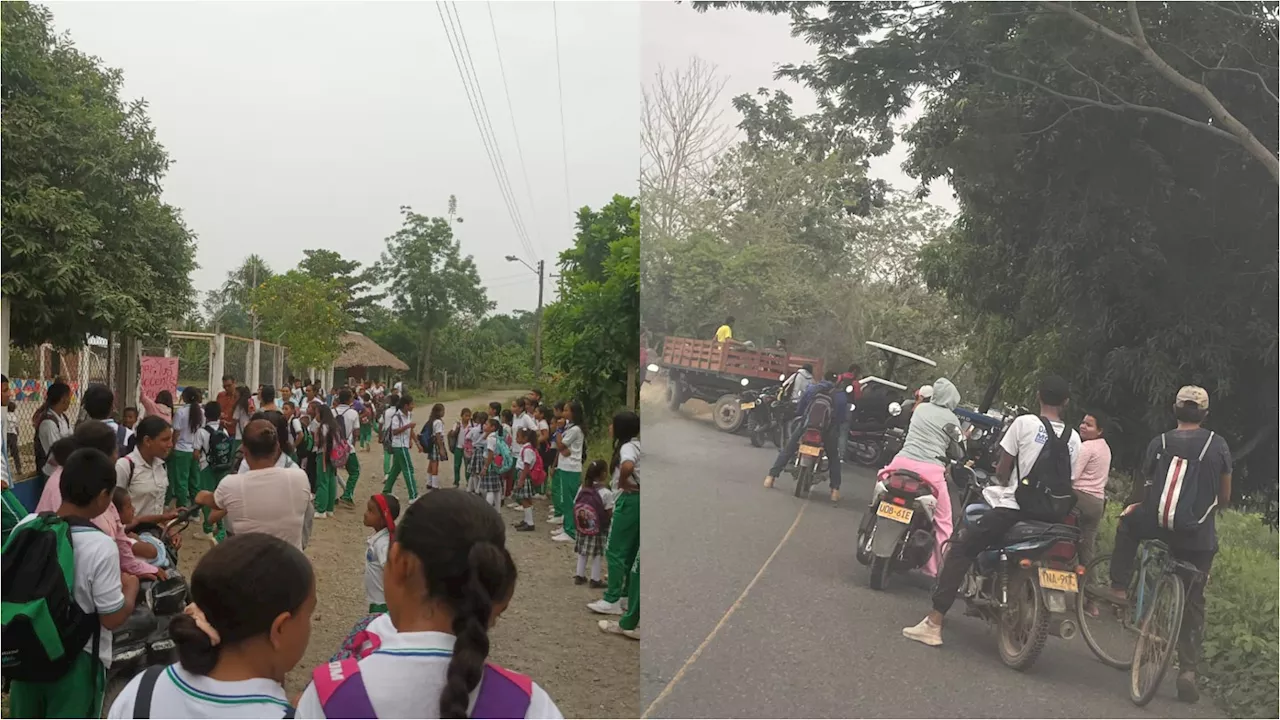 En Tierralta, donde estará Petro, hay protestas este martes