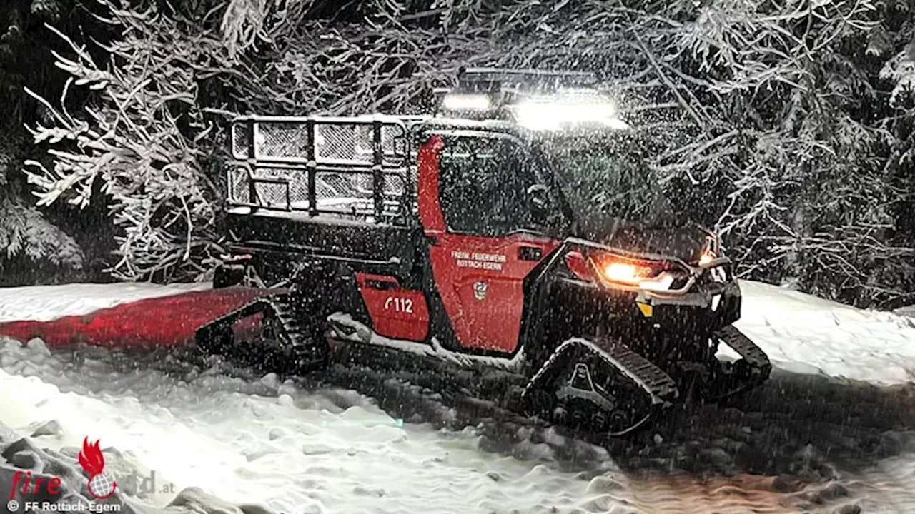 Bayern: 82 PS ATV (All-Terrain-Vehicle) der Feuerwehr Rottach-Egern