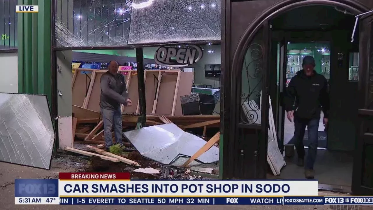 SODO pot shop targeted in smash-and-grab robbery