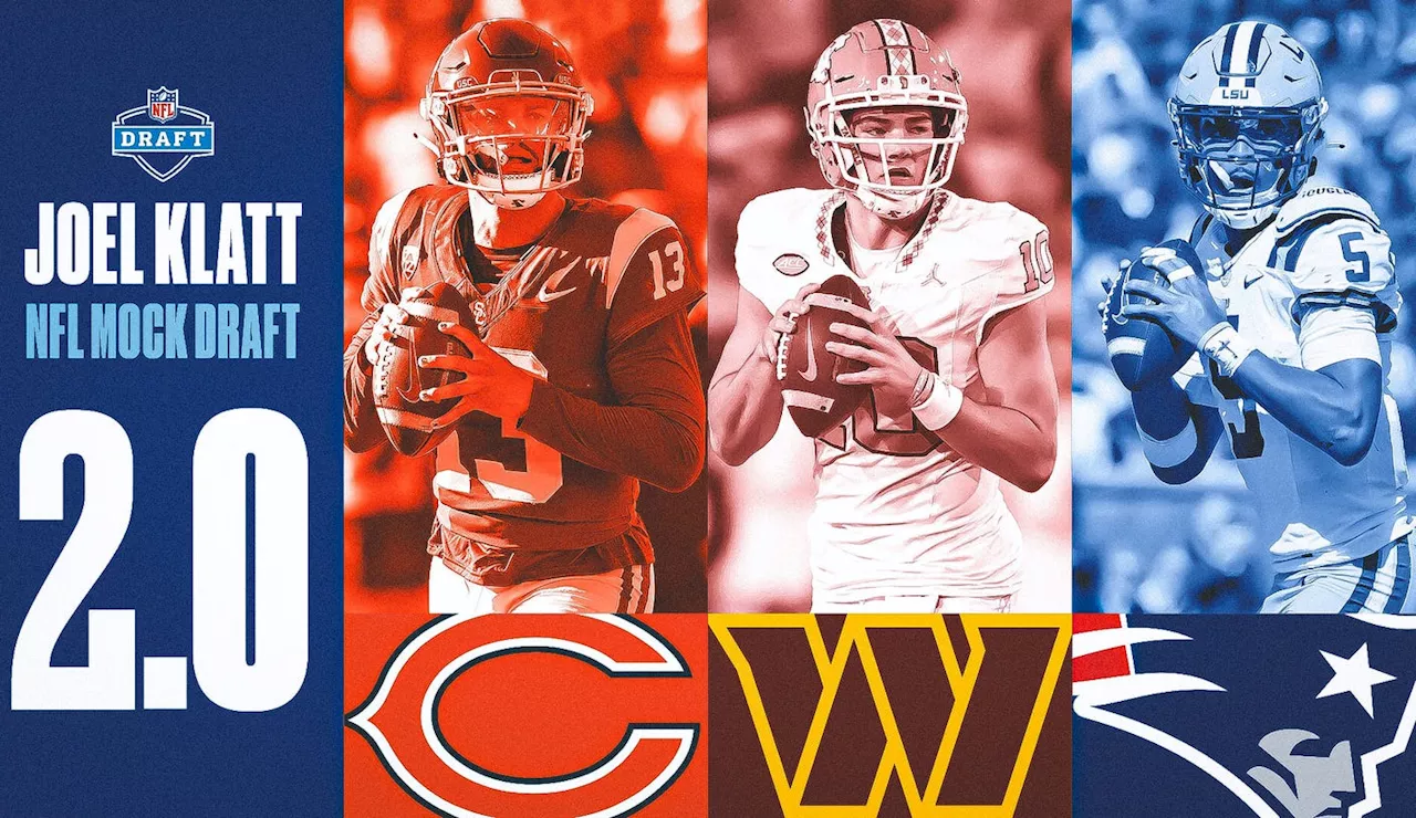 2024 NFL Mock Draft 2.0: 6 QBs picked in first round; Vikings trade up