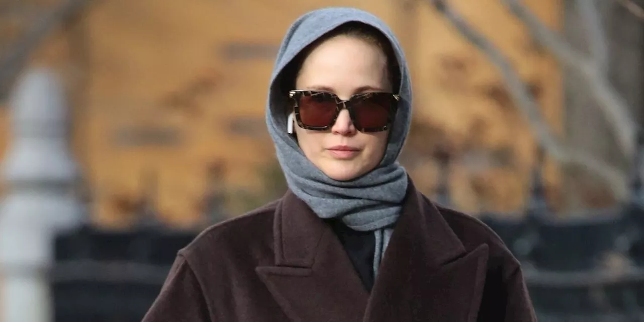 Jennifer Lawrence Proves a Well-Tied Scarf Can Elevate Any Outfit