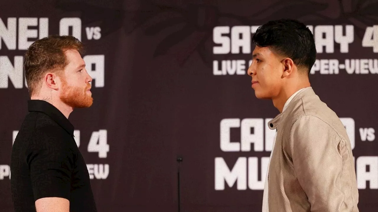 Canelo y Jaime Munguía presentaron hoy la pelea del 4 de mayo