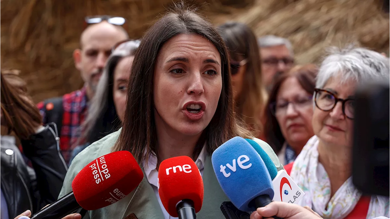 Irene Montero dice que 'un maltratador nunca es un buen padre'