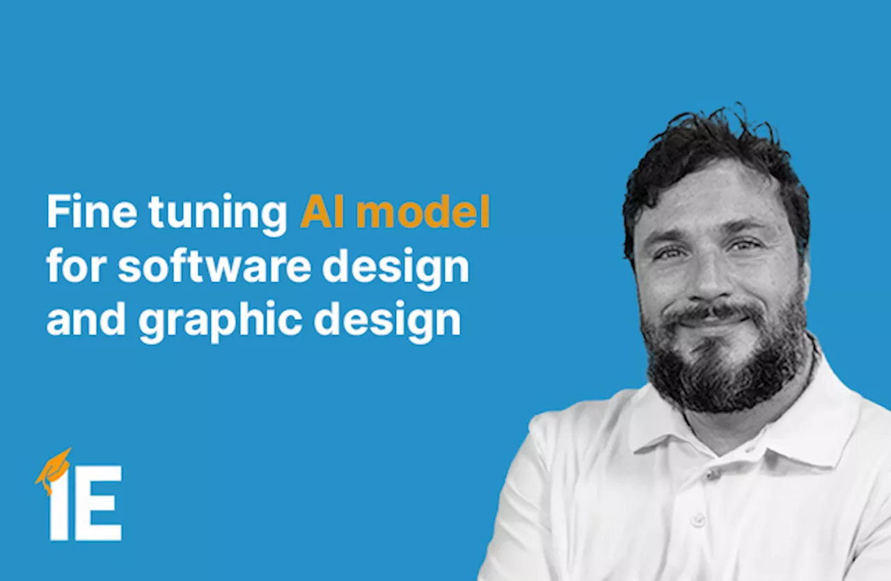 Fine tuning AI model for software design and graphic design