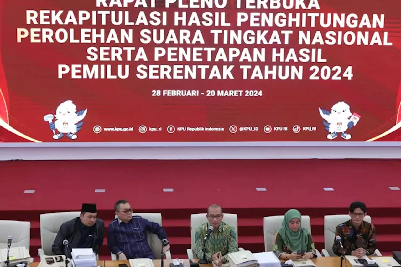 Rekapitulasi KPU 34 Provinsi, Prabowo-Gibran Hanya Kalah di 2 Provinsi