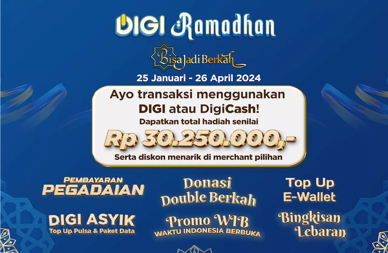 DIGI Ramadan, Transaksi dan Donasi Pakai DIGI by bank bjb Banyak Untungnya