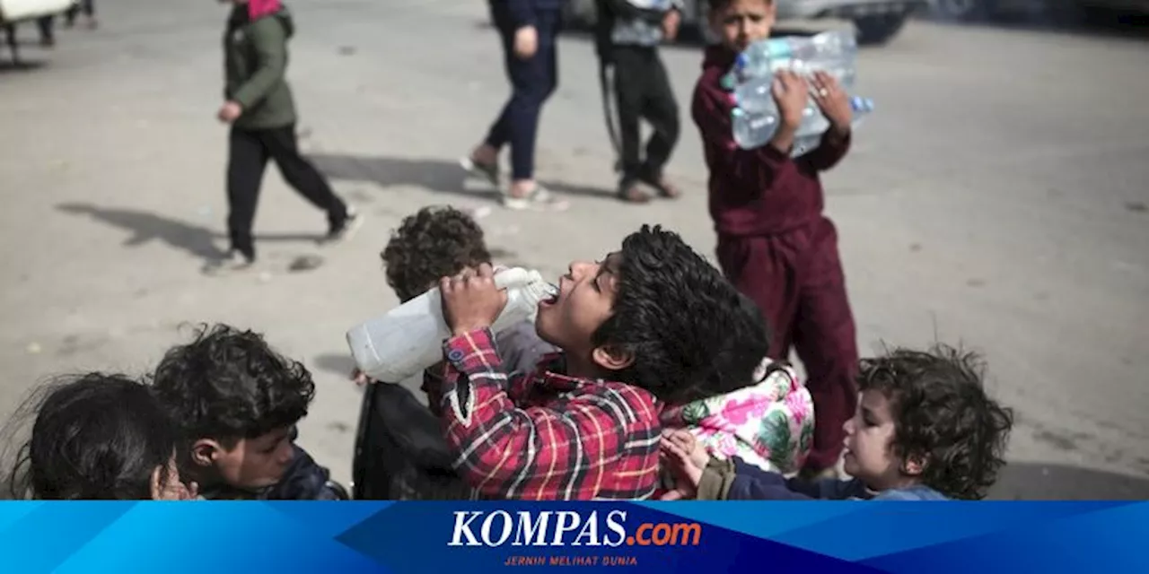 Menlu AS: 100 Persen Penduduk Gaza Alami Tingkat Kerawanan Pangan Akut yang Parah