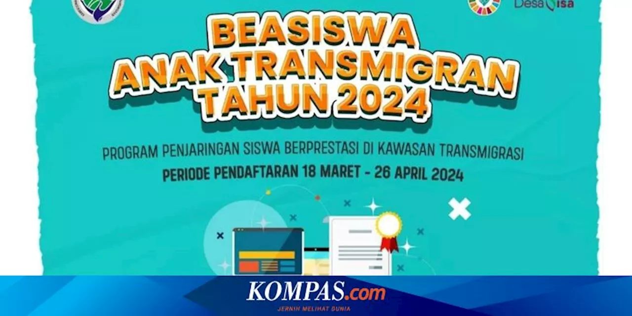 Syarat Beasiswa Kuliah Gratis Anak Transmigran 2024 dari Kemendes PDTT