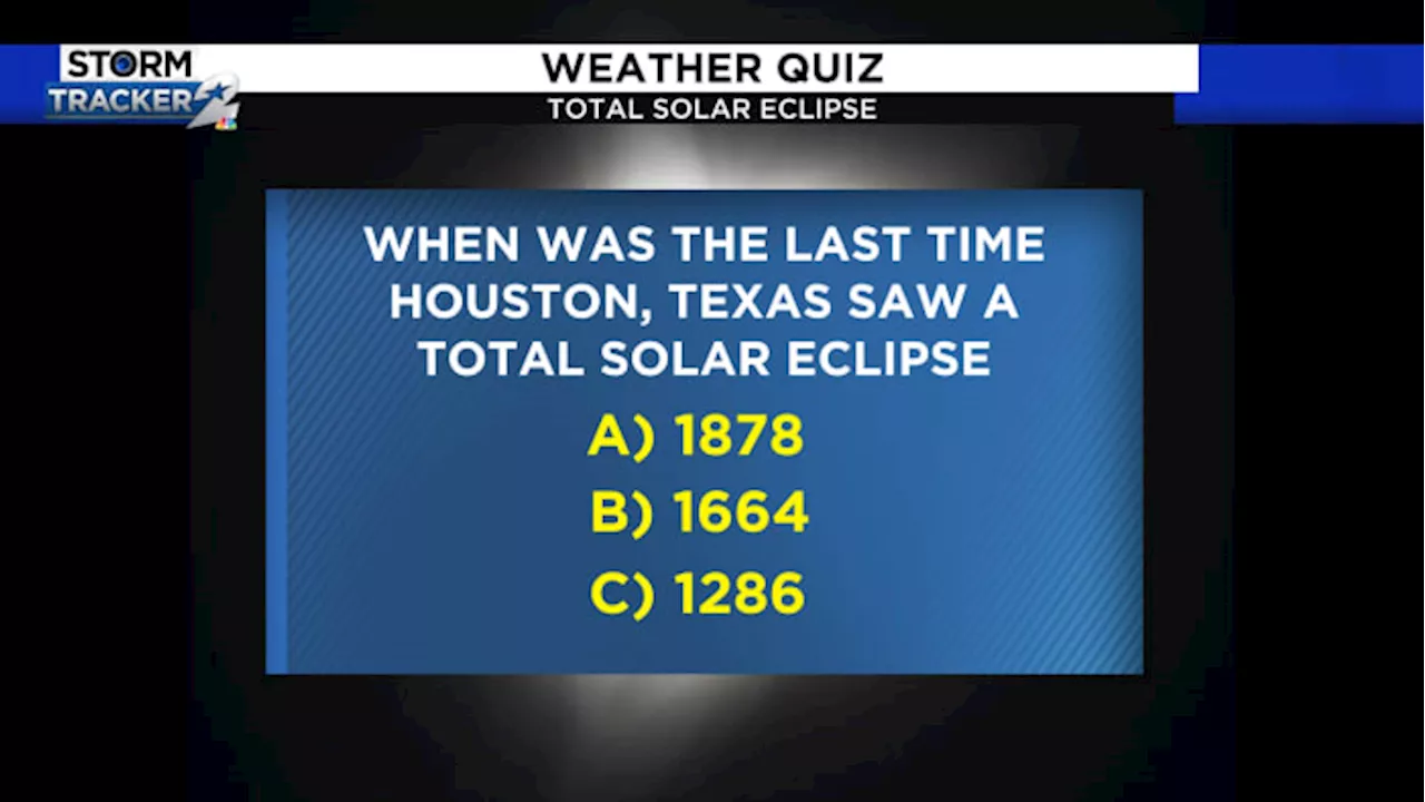 How rare it is to get a total solar eclipse in Houston, Texas