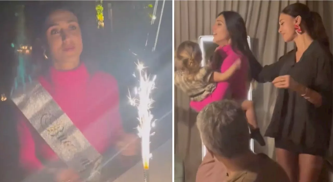 Cecilia Rodriguez compie 34 anni, la festa in casa con la famiglia: «Belen e Luna Marì si sono scatenate»