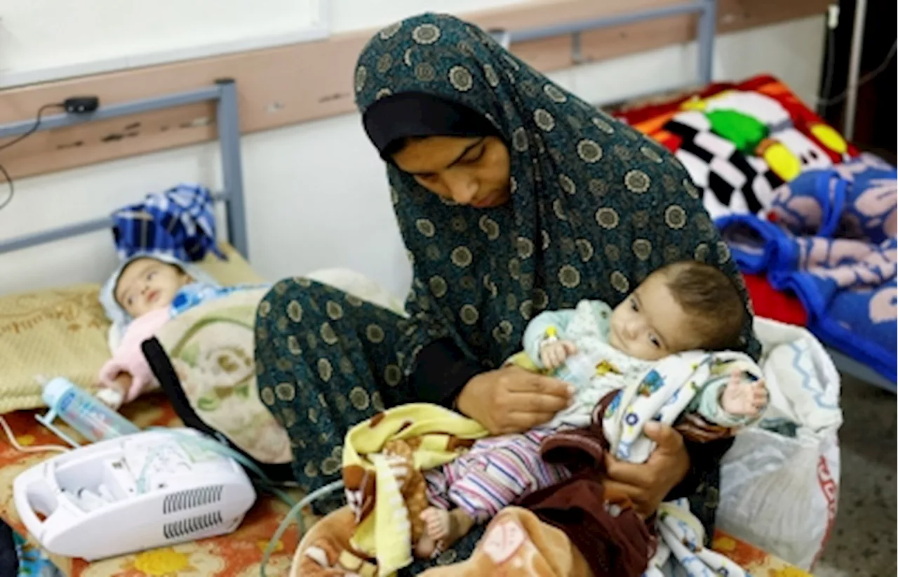 In Gaza, starving children fill hospital wards as famine looms