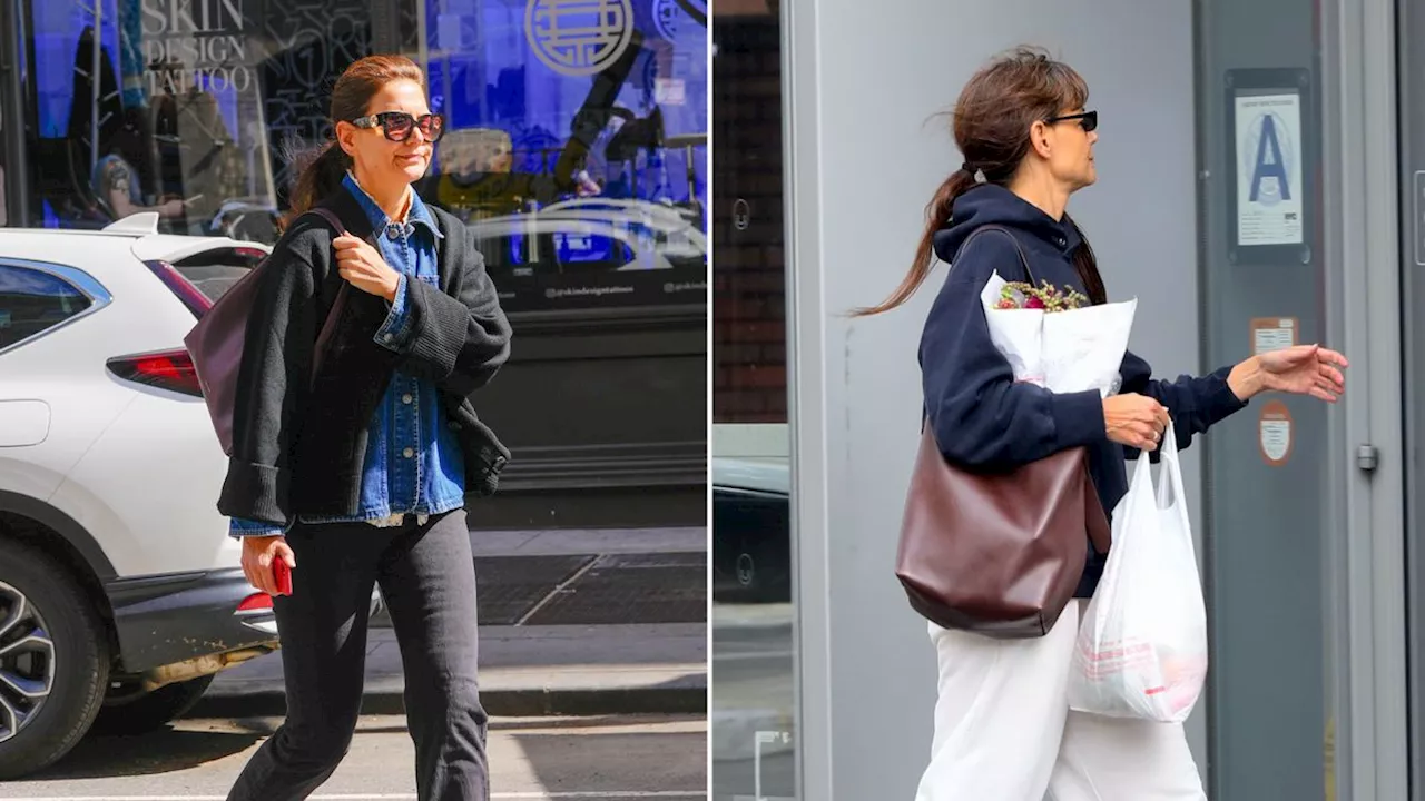 Katie Holmes' Madewell Tote Is the Hero Bag of Her Relatable Wardrobe