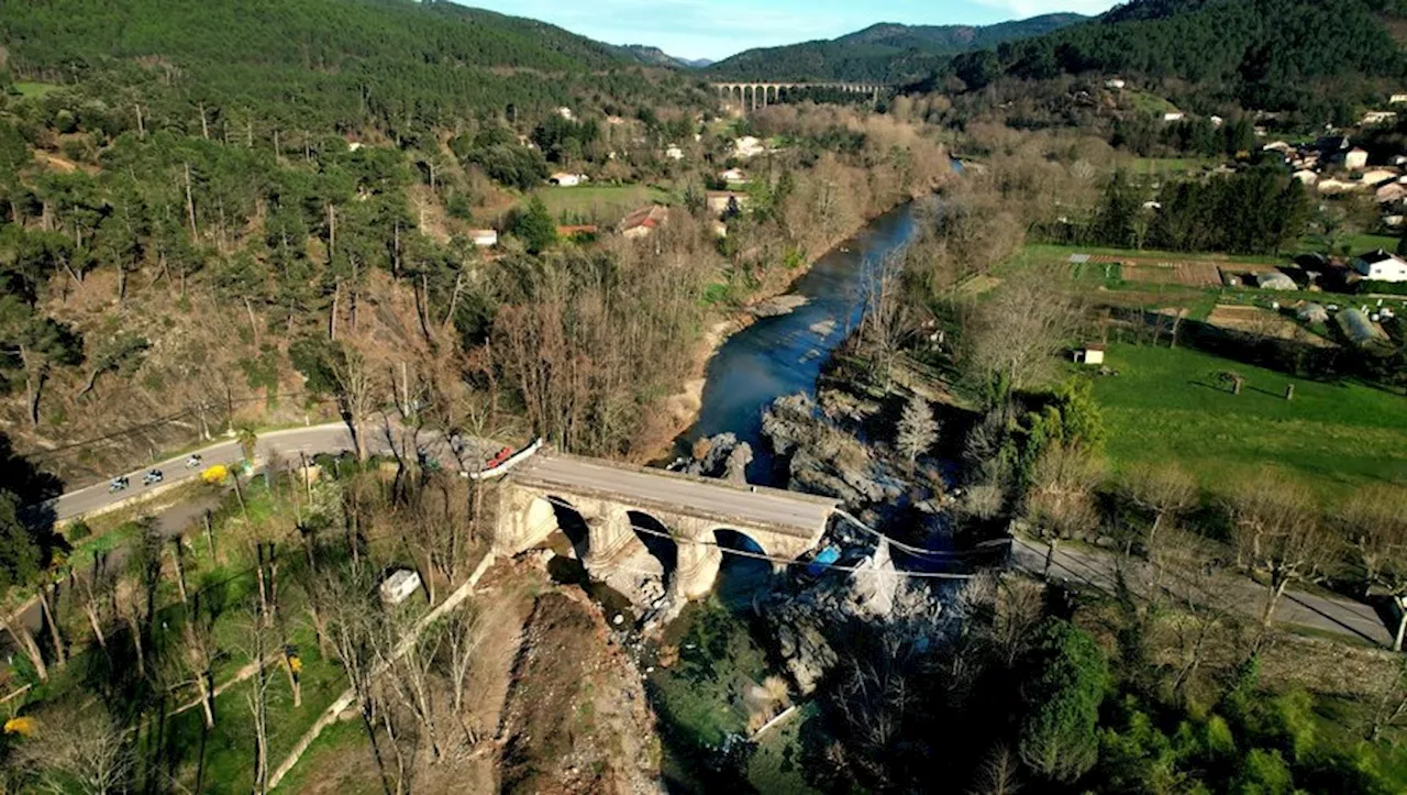 Effondrement du pont de Chamborigaud : un pont provisoire envisagé pour désenclaver cette partie des Cévennes