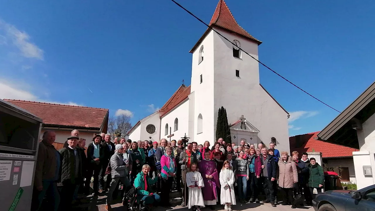 Von Kirchstetten, Ollersbach, Neulengbach nach Johannesberg gepilgert