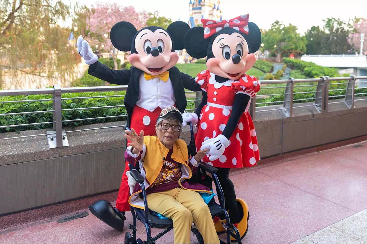 106-Year-Old Woman Dons Tiara as She Celebrates Birthday at Disney World: 'Magical'