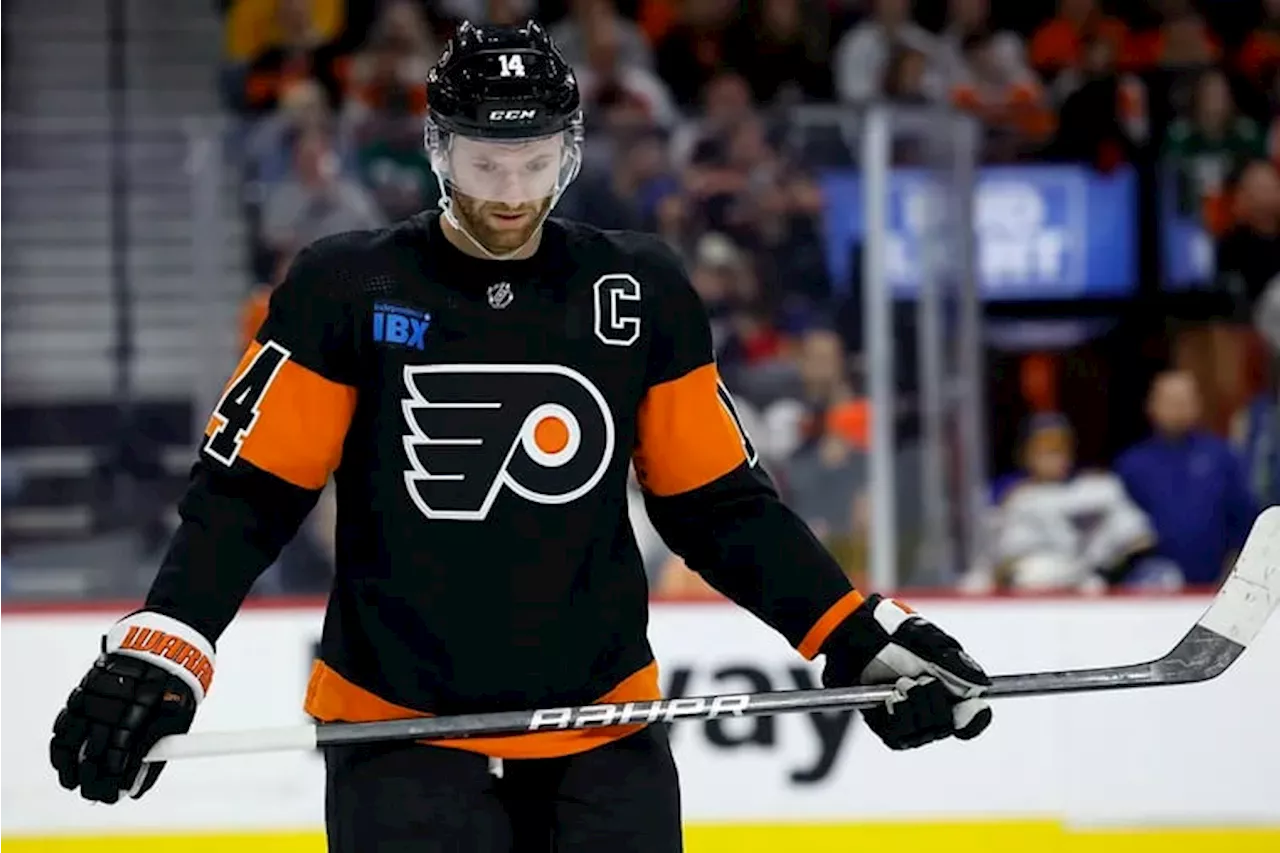 Captain Sean Couturier is working to earn back his ice time amid his struggles