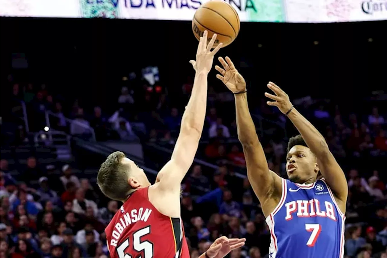 Tyrese Maxey’s double-double propels Sixers past Heat in battle of undermanned squads