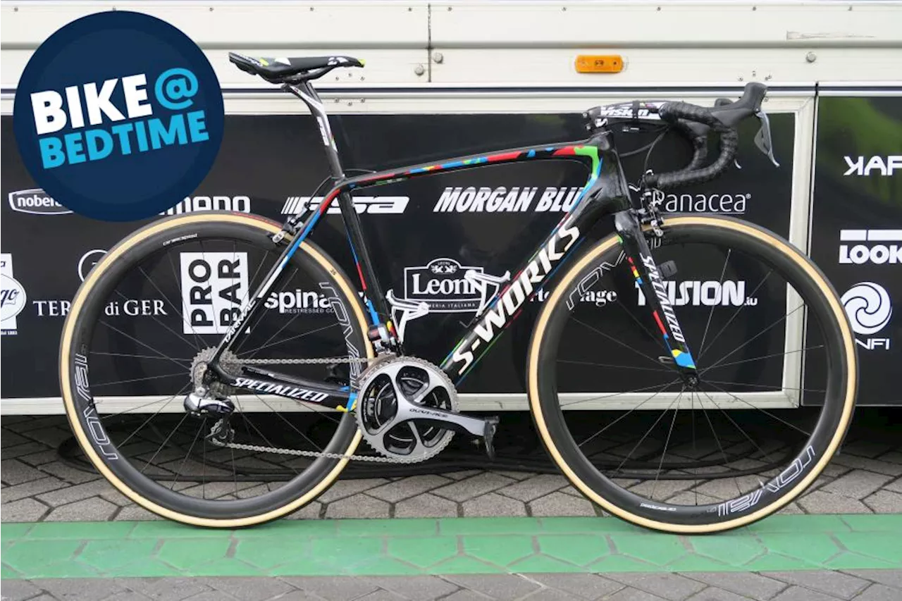 Rim brakes and a personalised paint job: check out the Specialized S-Works Tarmac that Peter Sagan rode to Tour of Flanders victory in 2016