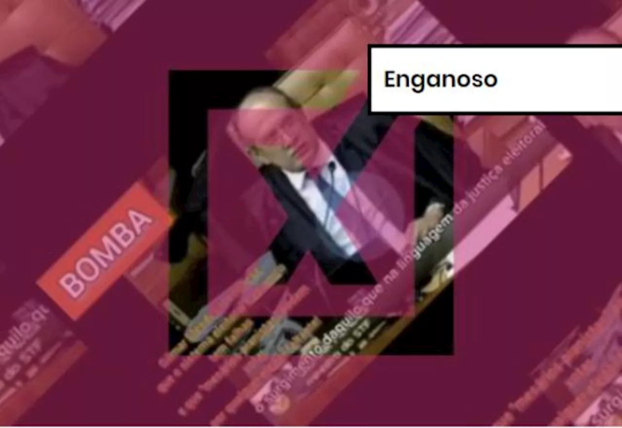 ENGANOSO: Vídeo com falas de Gilmar Mendes foi editado para desacreditar sistema eleitoral