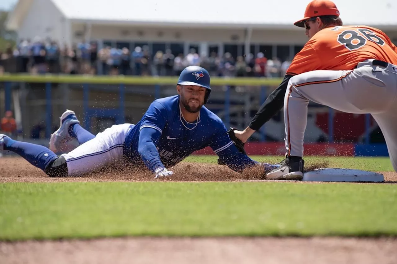 Orioles score eight runs in final three innings to top Jays 13-8 in pre-season play