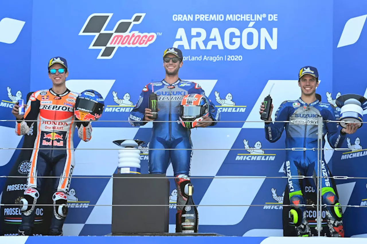 Aragón-GP: Rins siegt, Quartararo durchgereicht