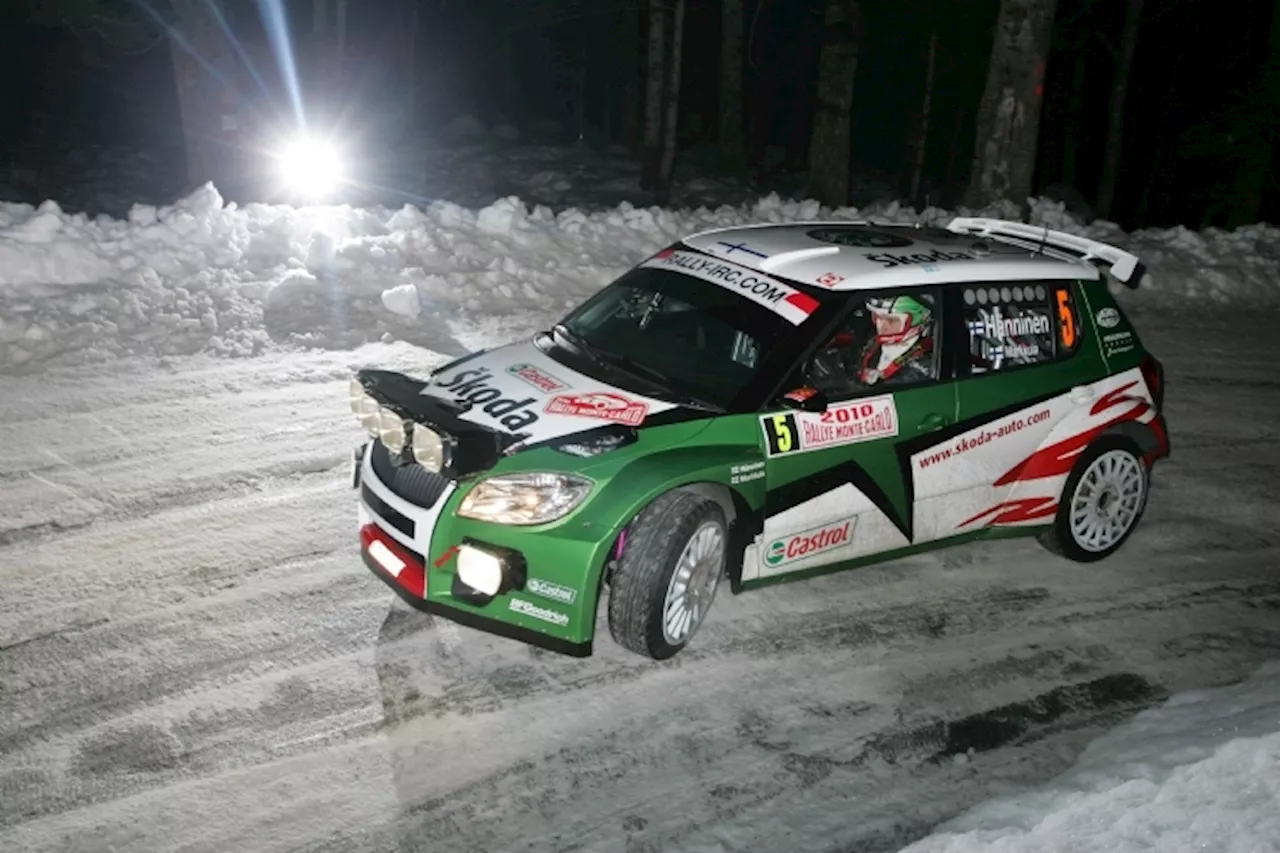 Skoda mit zwei Fabia in Monte Carlo