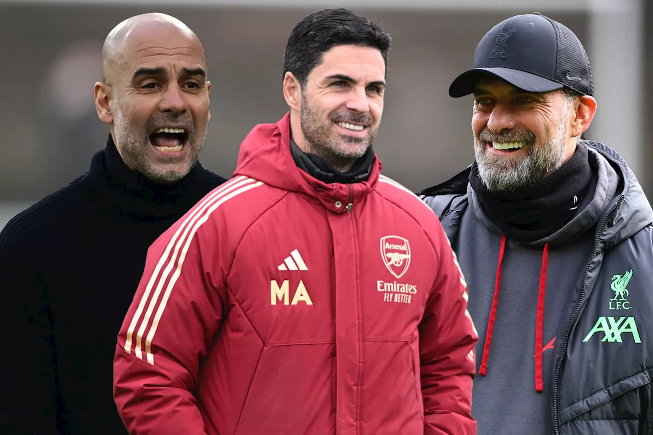 Arsenal face harder Premier League title run-in than Liverpool and Man City as race enters final 10 games...