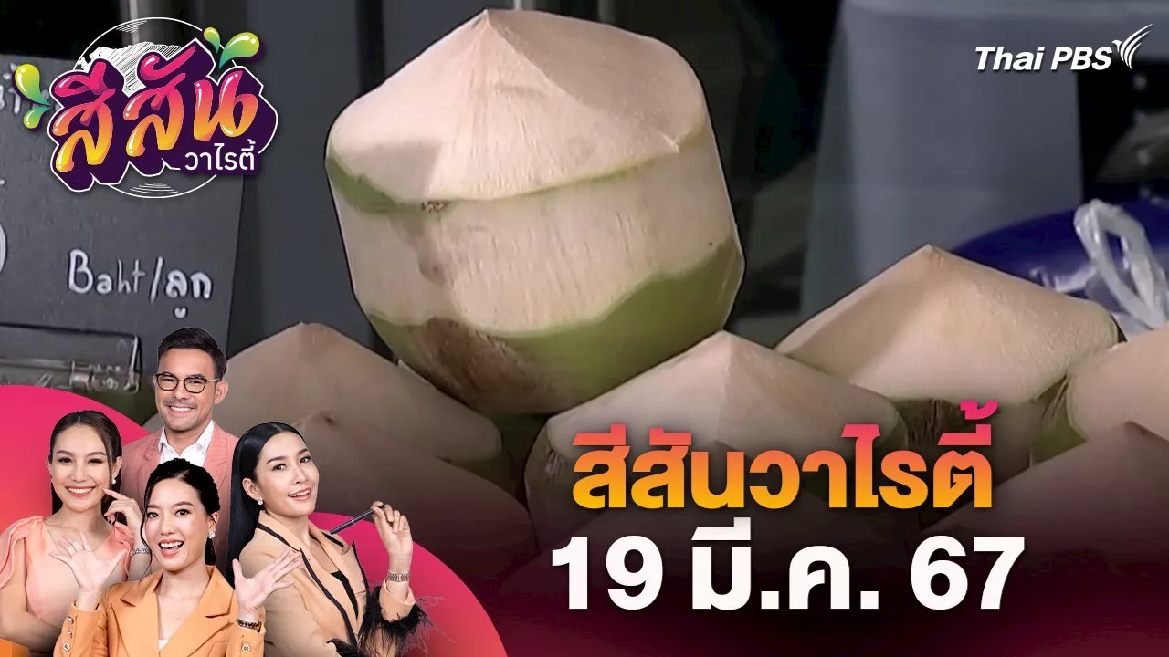 สีสันวาไรตี้ (19 มี.ค. 67) | Thai PBS รายการไทยพีบีเอส