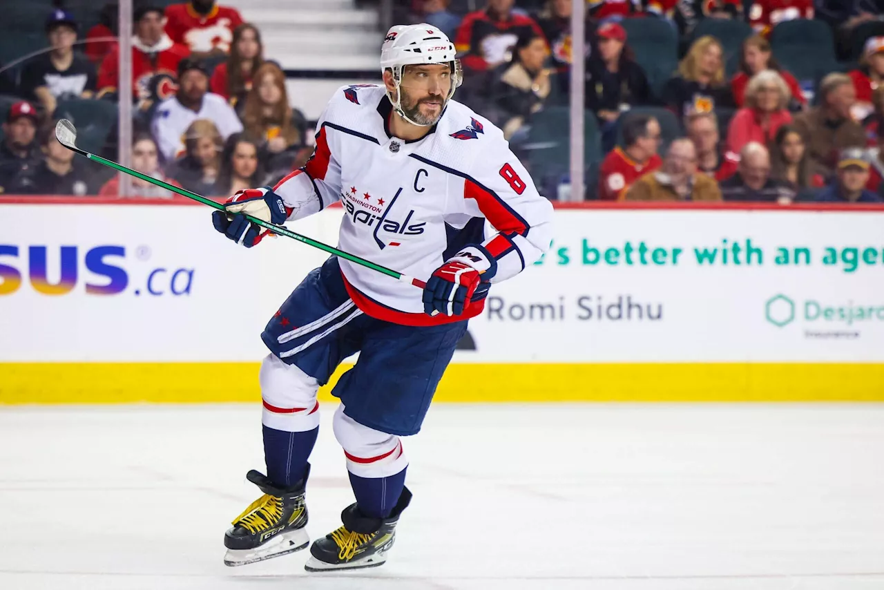 Capitals’ Ovechkin joins Howe, Shanahan as only players with 19 straight 20-goal seasons