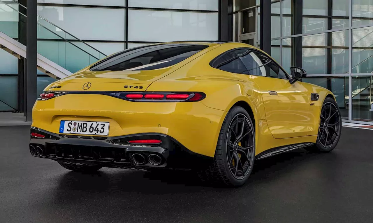 Mercedes-AMG drops GT’s cylinder to four with new AMG GT 43