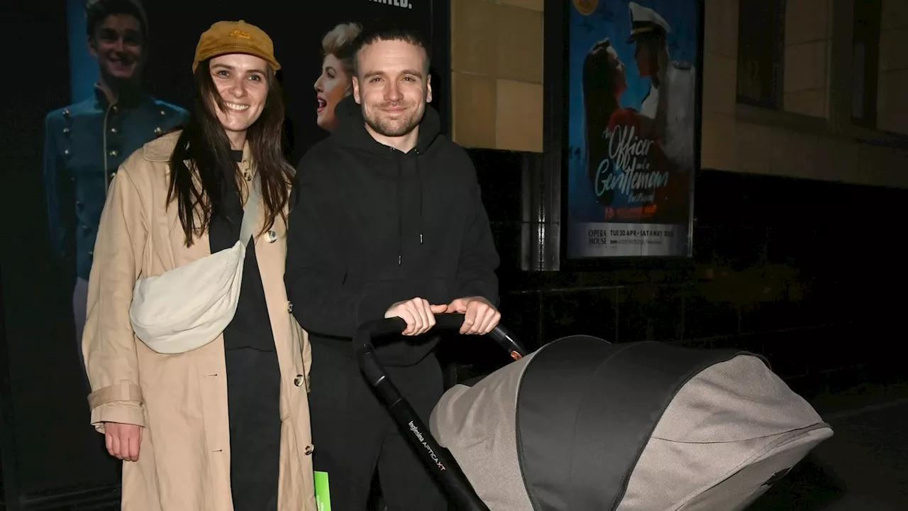 Emmerdale’s Chelsea Halfpenny and James Baxter seen for the first time since she gave birth on night out w...