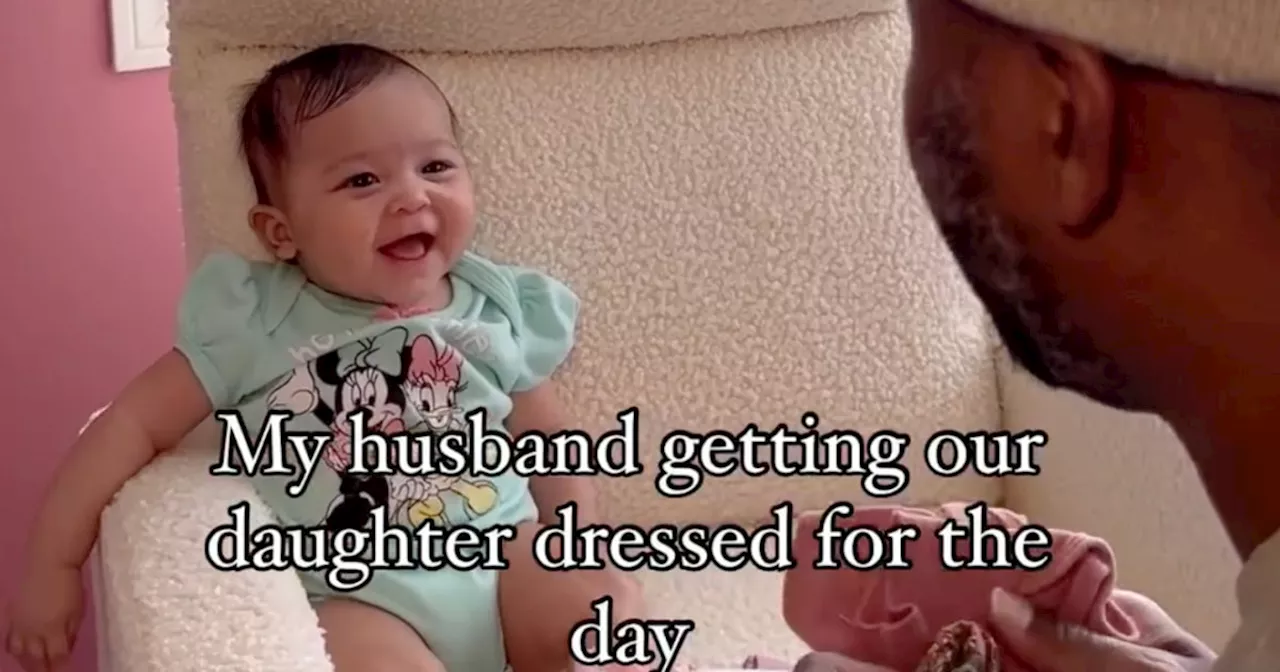 Dad Talks To Baby Daughter About Her Outfit In Viral Video