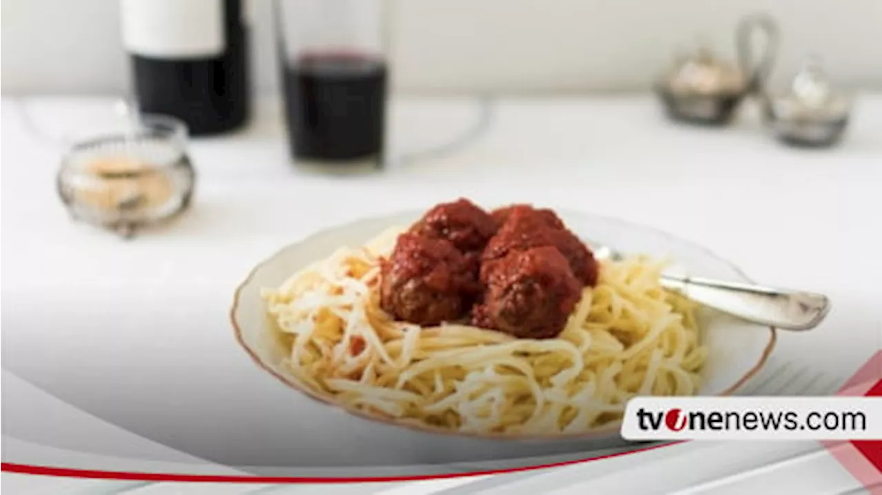 Resep Spaghetti Bakso Cocok Buat Buka Puasa, Rasanya Gurih dan Lezat