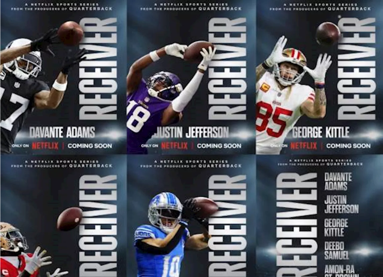 Netflix: Davante Adams, Justin Jefferson, George Kittle, Deebo Samuel y Amon-Ra St. Brown protagonizarán ‘Receivers’