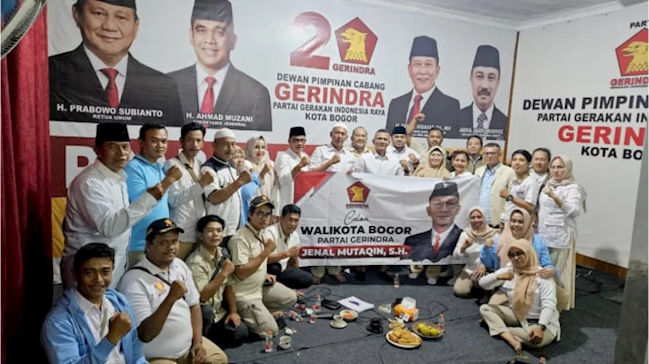 Gerindra Resmi Usung Jenal Mutaqin Maju Jadi Wali Kota Bogor