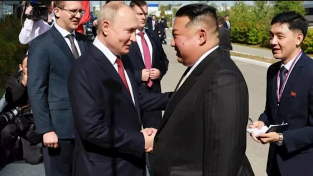 Presiden Korut Kim Jong Un Beri Selamat pada Presiden Rusia Putin Atas Kemenangannya