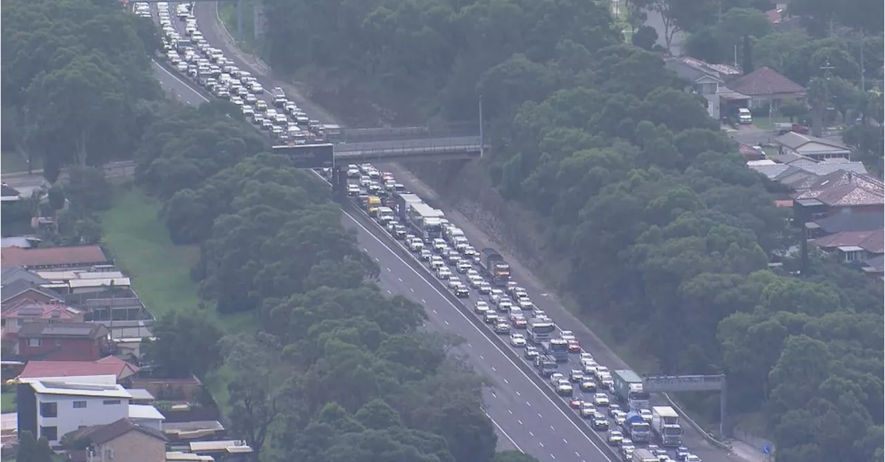 Crash on Sydney's M4 leaves man critical, causes significant traffic delays