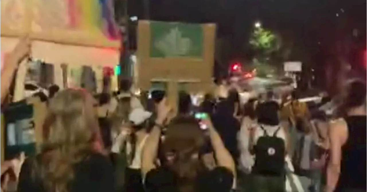 Tensions flare ahead of Mardi Gras with 'unauthorised protest' in Sydney CBD