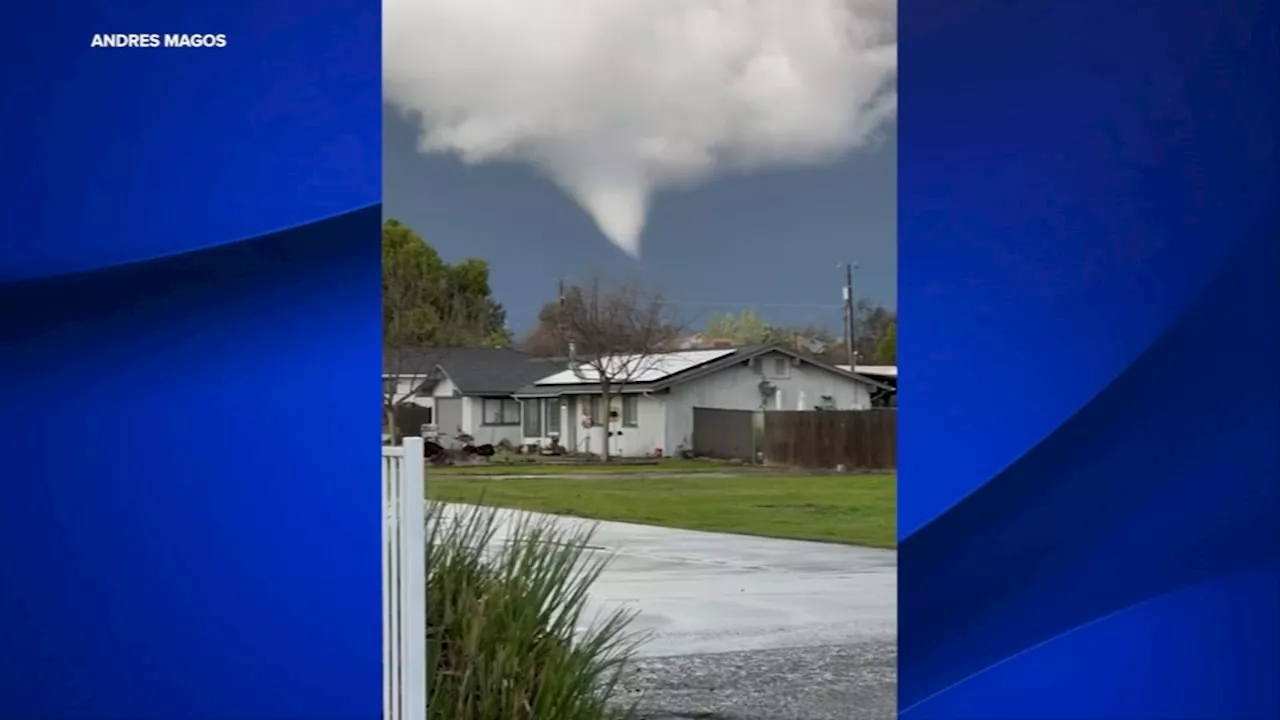 Tornado touches down in Central California, National Weather Service confirms