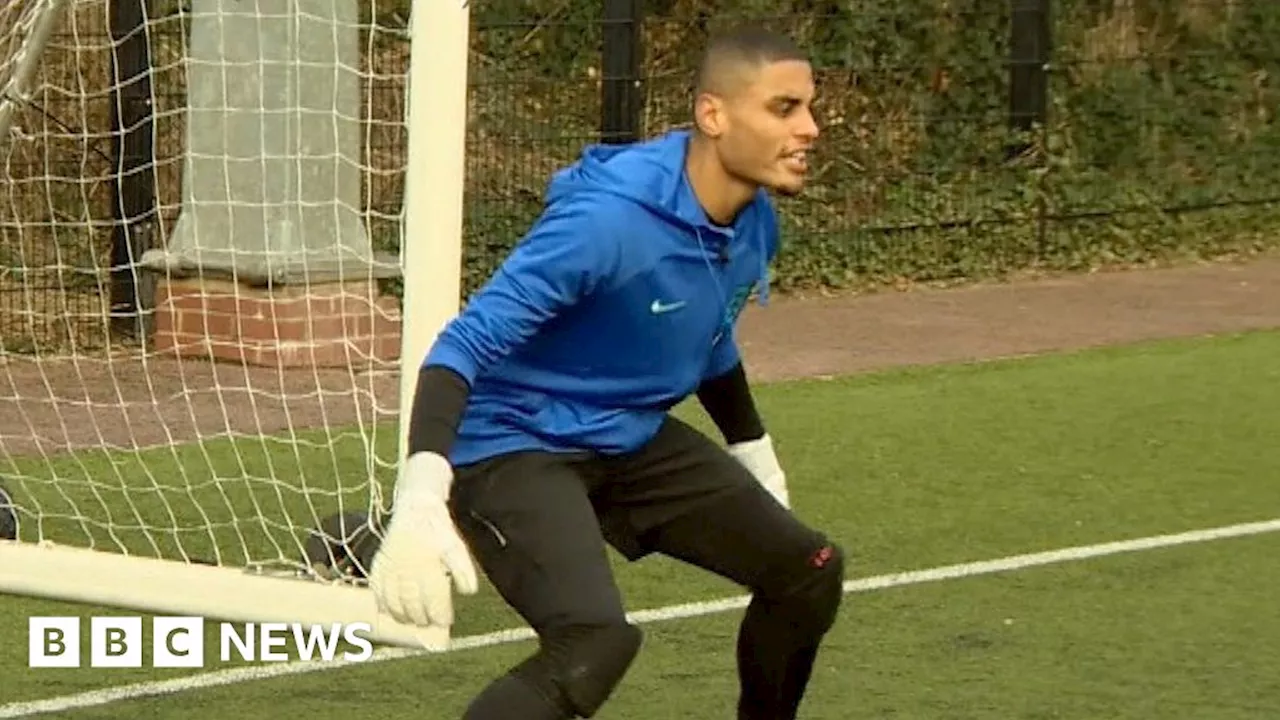 Life as a goalie in England's blind football team