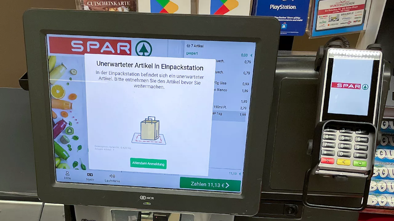 Um Kunden bei Self-Checkout-Kassen zu helfen: Spar sucht 10.000 neue Mitarbeiter