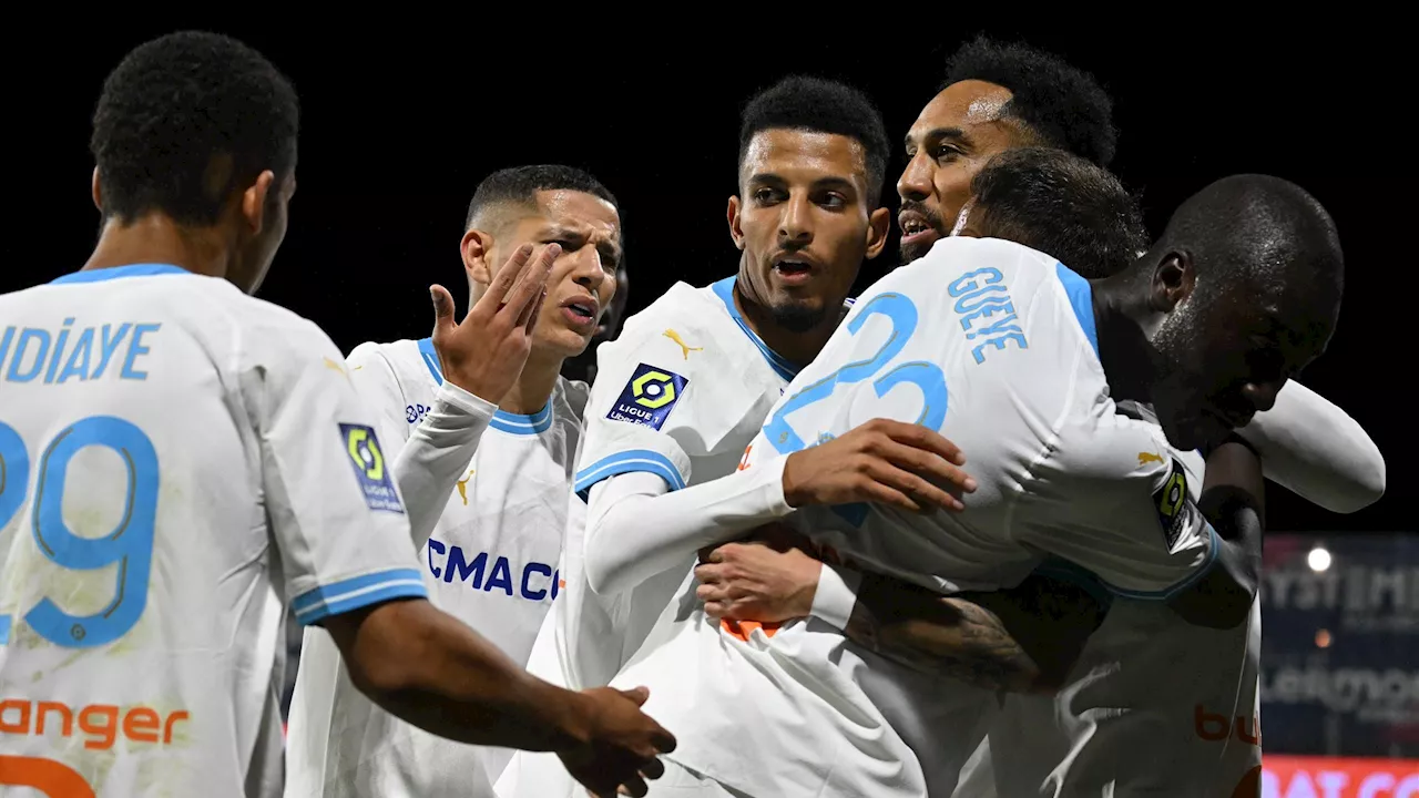  L'Olympique de Marseille s'impose largement à Clermont et retrouve provisoirement une place européenne