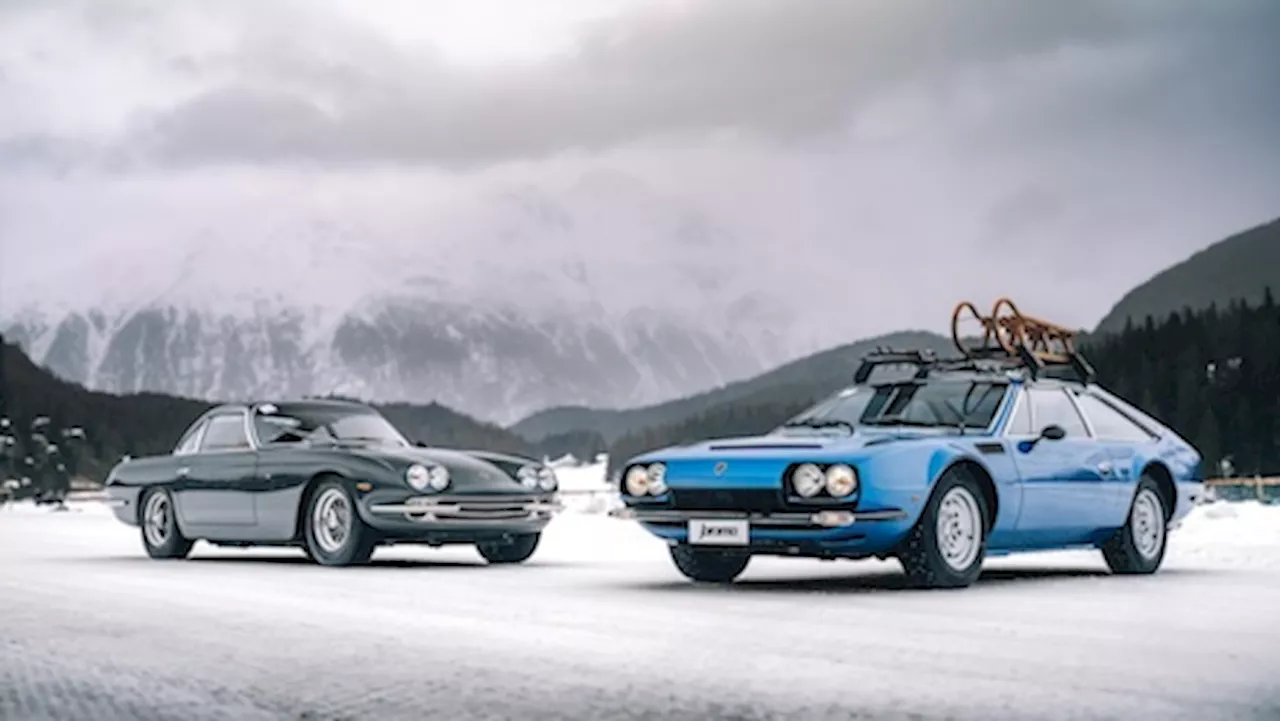 Lamborghini activates on ice in Swiss auto exhibition