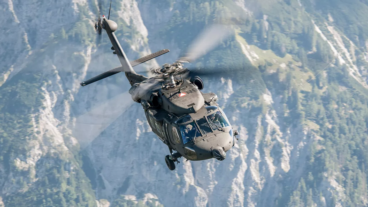 Hubschrauberpiloten des Bundesheeres trainieren in NÖ